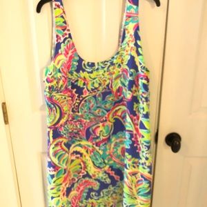 Lilly Pulitzer low back shift tank dress XL